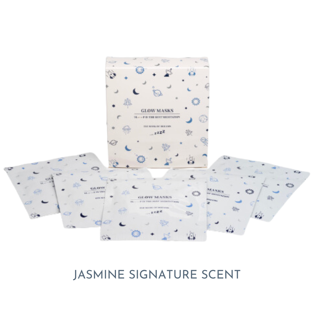 Glow Masks – Pack of 5 (Jasmine Signature Scent)